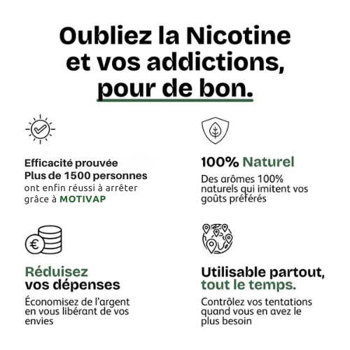 MOTIVAP™ L’Alternative Saine au Tabac